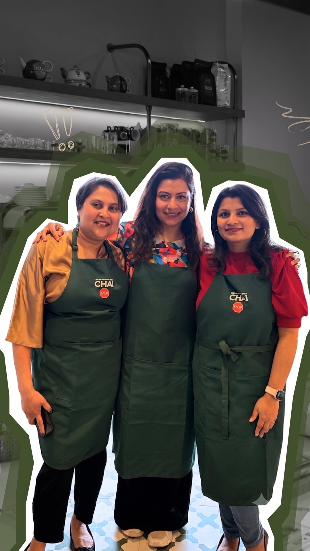 The Chai Stop Mayfield team